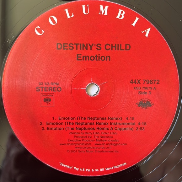 Destiny’s Child - “Emotions” 2x Vinyl Maxi Single - Picture 6 of 7
